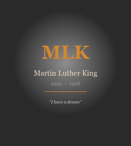 Martin Luther King - Cercle Sacré